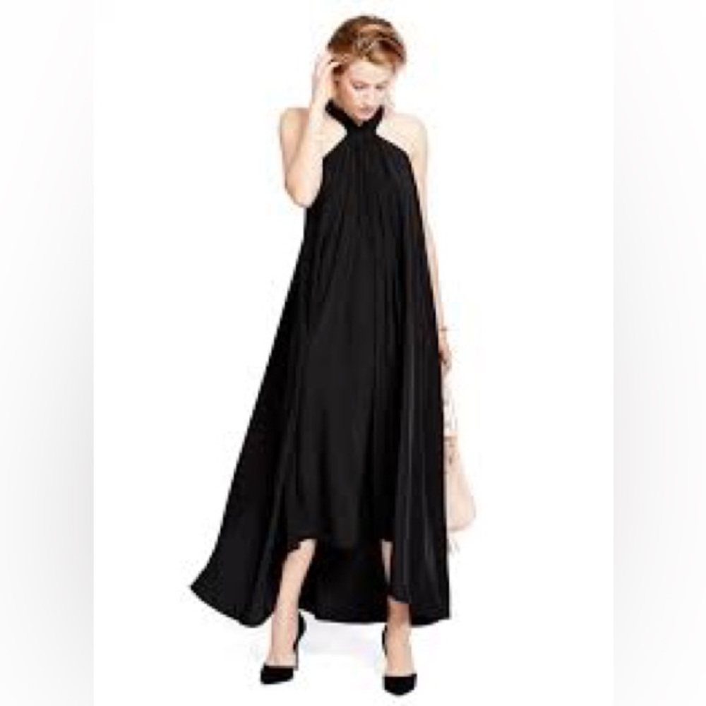 Hatch Black Fete Gown Dress with Sash / Belt